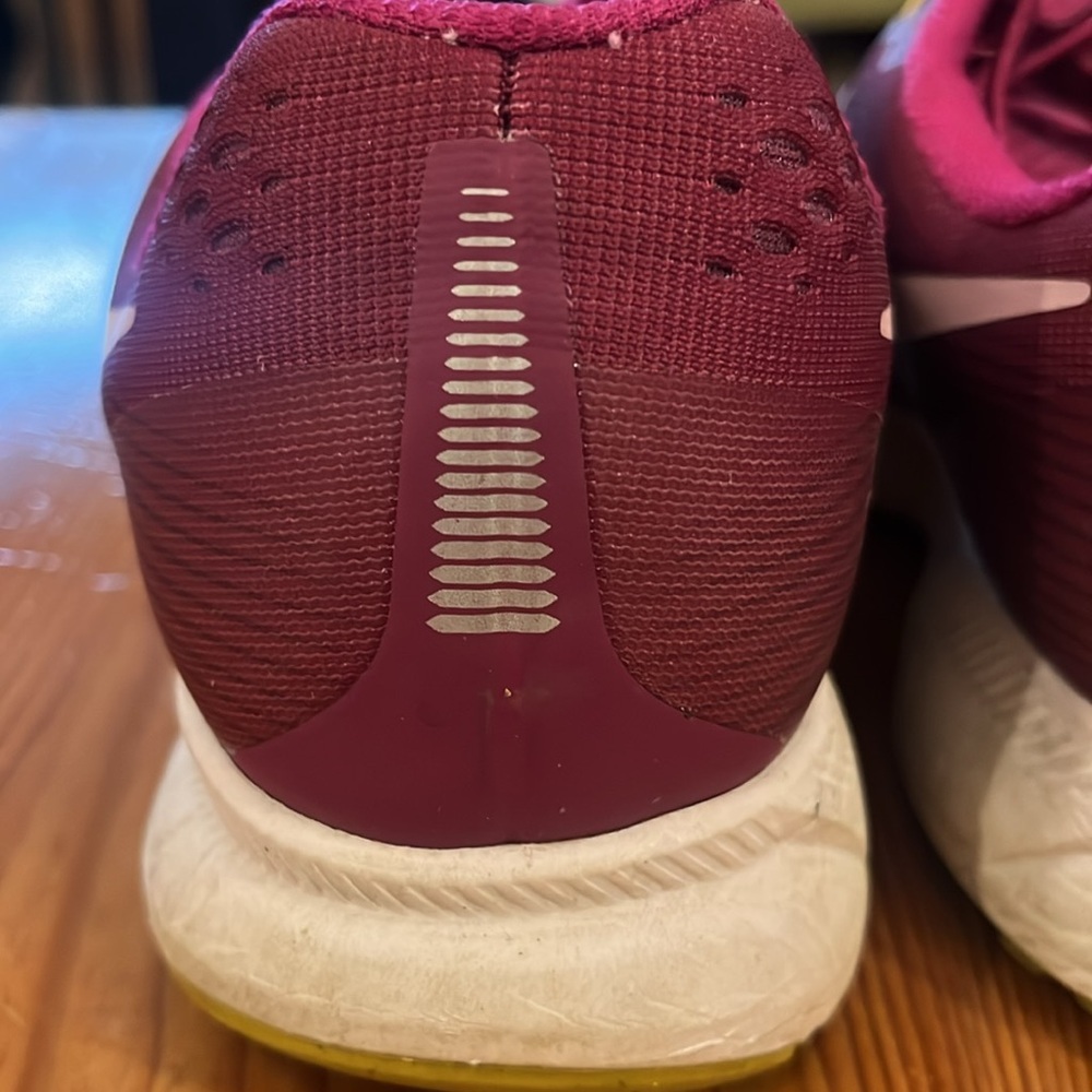 NIKE Zoom Pegasus 34 Women's Purple Burgundy Running Athletic Sneakers Shoes 9 - Picture 6 of 14